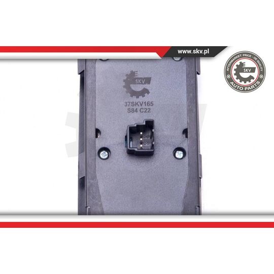 37SKV165 - Switch, window regulator 