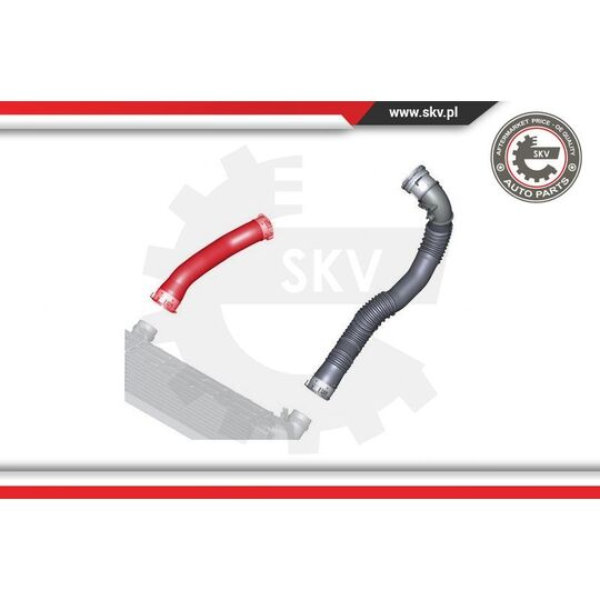 43SKV110 - Charger Air Hose 