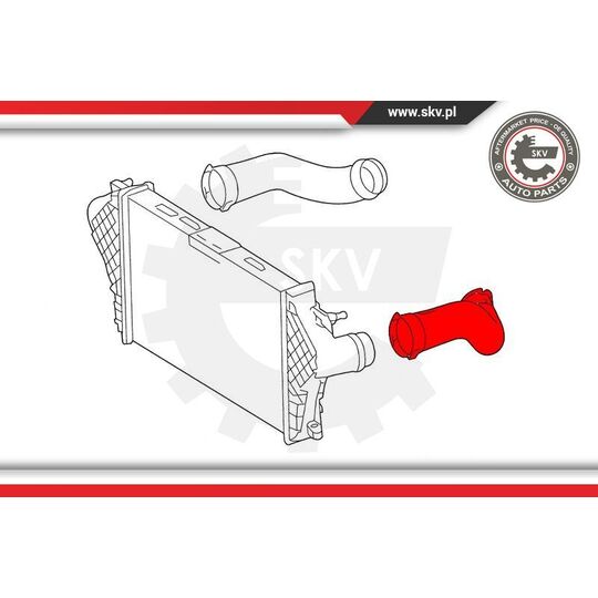 43SKV405 - Charger Air Hose 