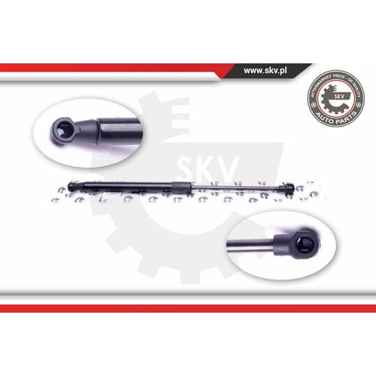 52SKV022 - Gas Spring, bonnet 