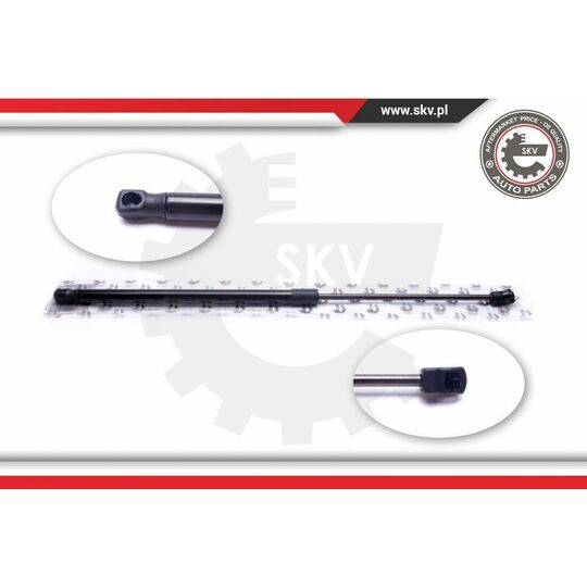 52SKV114 - Gas Spring, bonnet 