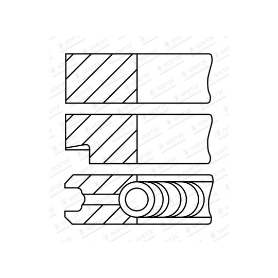 08-421800-10 - Piston Ring Kit 