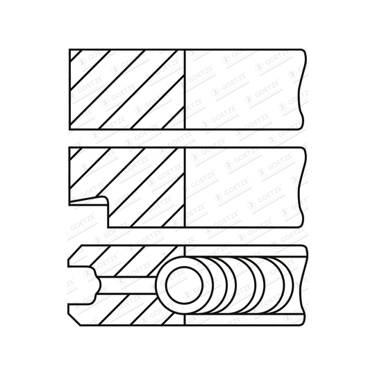 08-421800-10 - Piston Ring Kit 