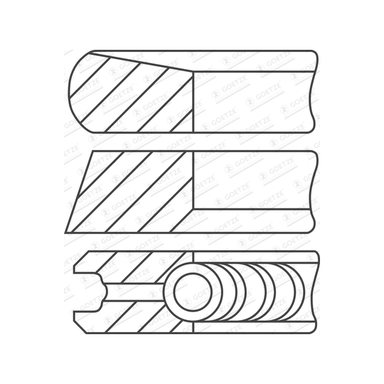 08-443100-00 - Piston Ring Kit 