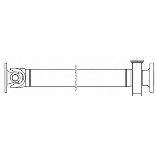 GKNP10020 - Propshaft, axle drive 