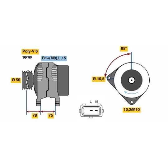 0 124 515 050 - Generator 