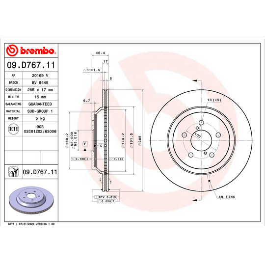 09.D767.11 - Piduriketas 