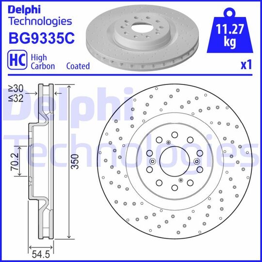 BG9335C - Brake Disc 