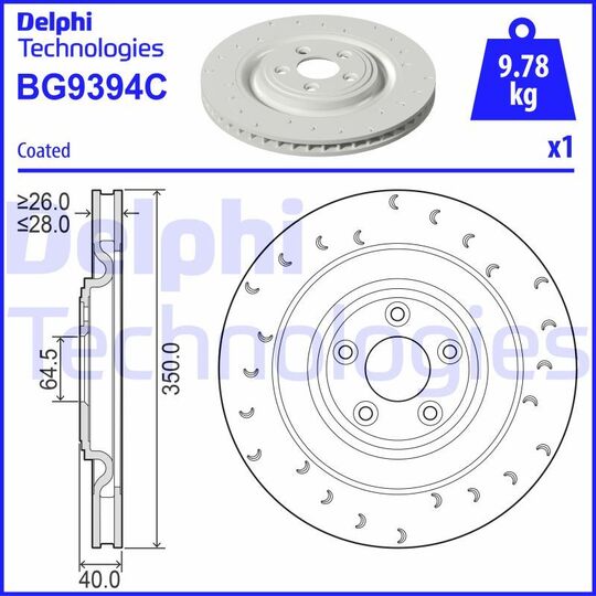 BG9394C - Brake Disc 