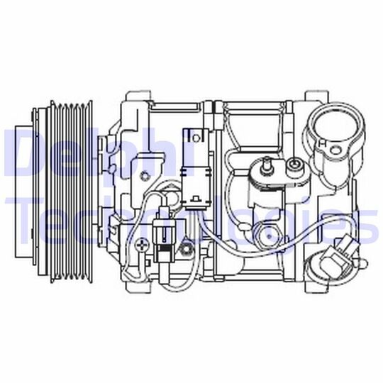 CS20545 - Kompressor, klimatanläggning 