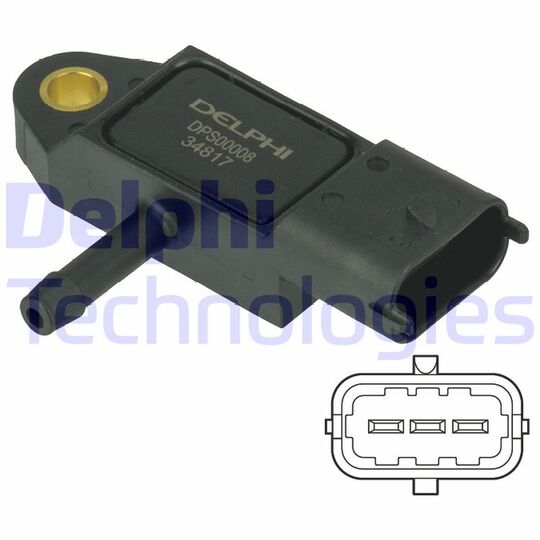 DPS00008 - Sensori, pakokaasupaine 