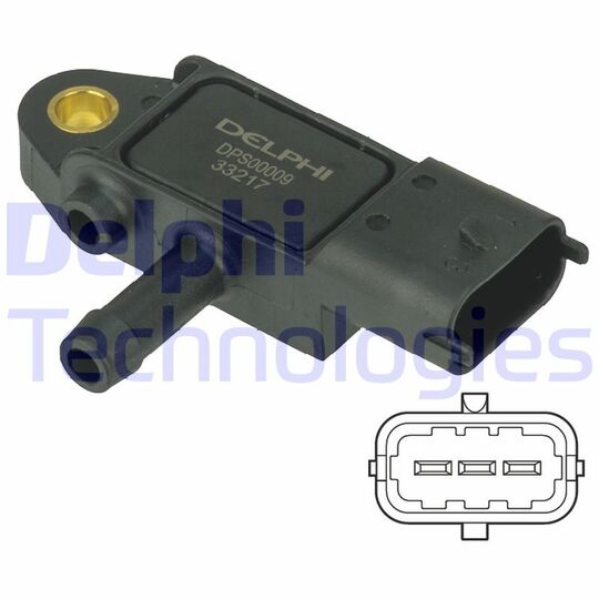 DPS00009 - Sensor, exhaust pressure 