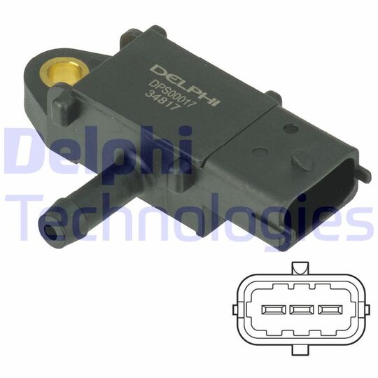 DPS00017 - Sensor, exhaust pressure 