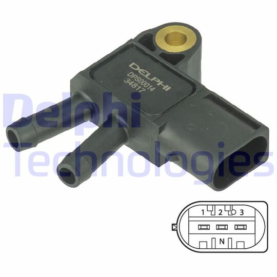 DPS00014 - Sensor, exhaust pressure 