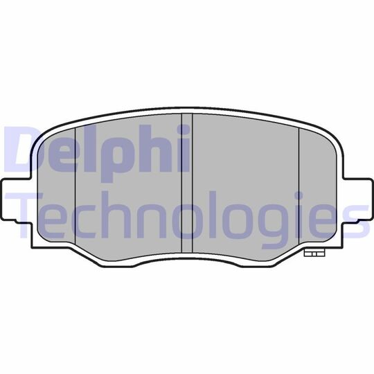 LP3253 - Brake Pad Set, disc brake 