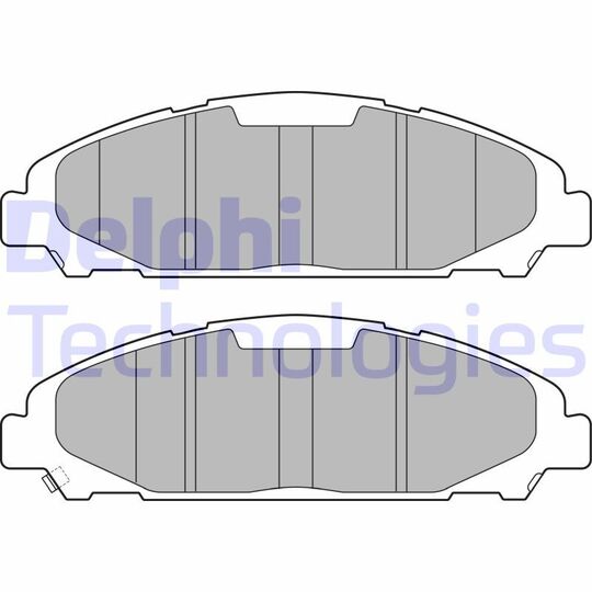 LP3255 - Brake Pad Set, disc brake 