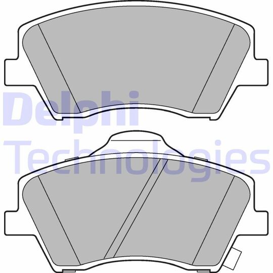 LP3264 - Brake Pad Set, disc brake 