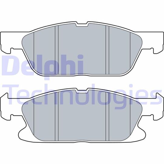 LP3280 - Brake Pad Set, disc brake 