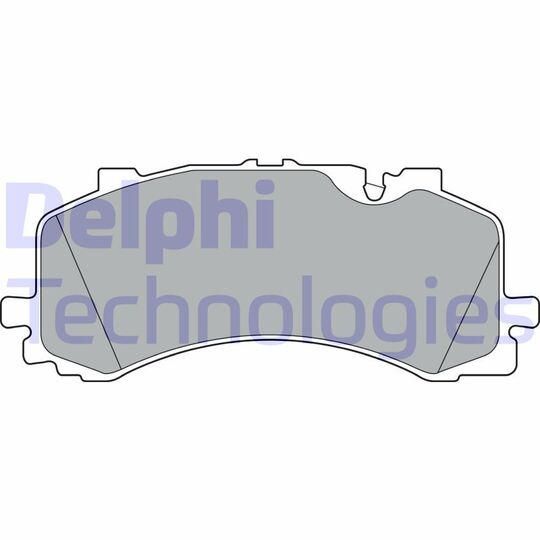 LP3307 - Brake Pad Set, disc brake 