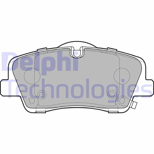 LP3295 - Brake Pad Set, disc brake 