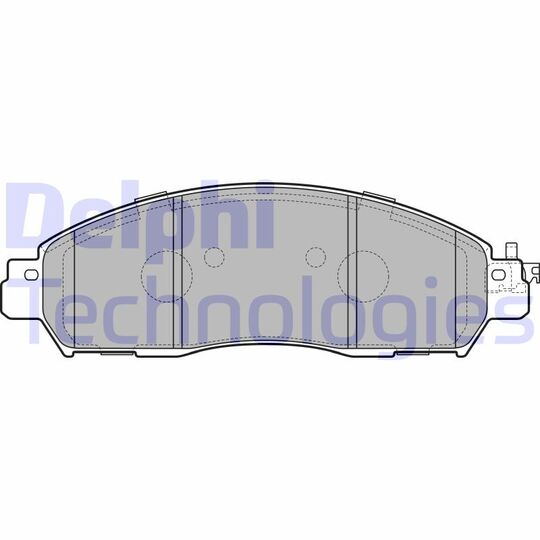 LP3291 - Brake Pad Set, disc brake 