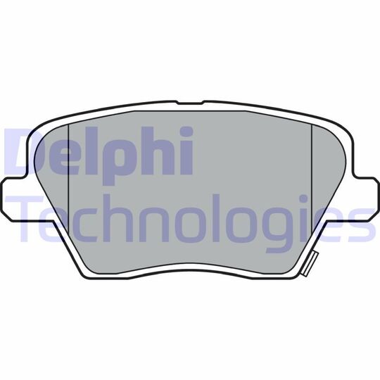 LP3386 - Brake Pad Set, disc brake 