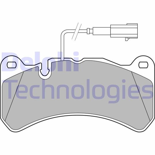 LP3374 - Brake Pad Set, disc brake 