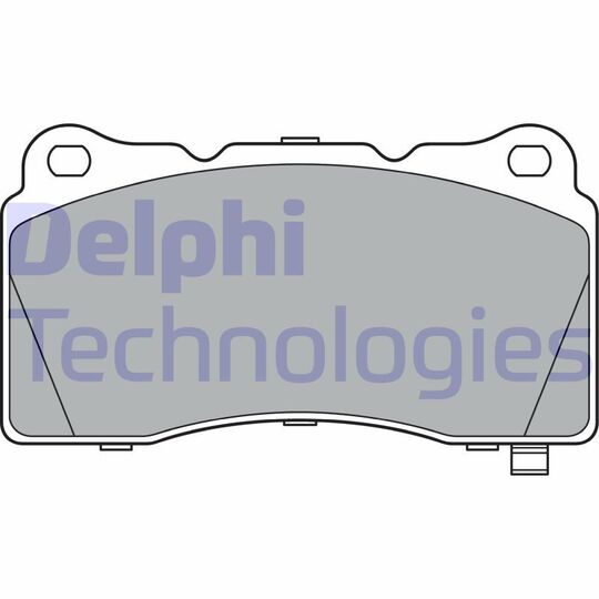 LP3362 - Brake Pad Set, disc brake 