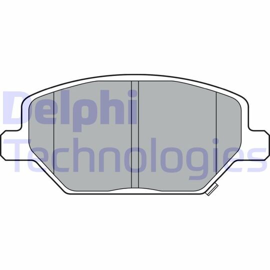 LP3371 - Brake Pad Set, disc brake 