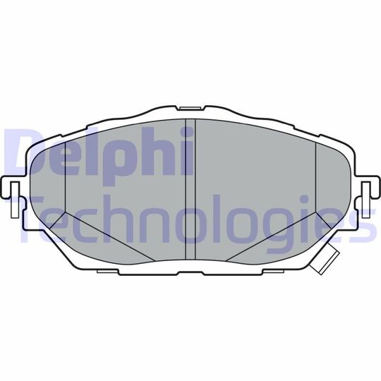 LP3378 - Brake Pad Set, disc brake 