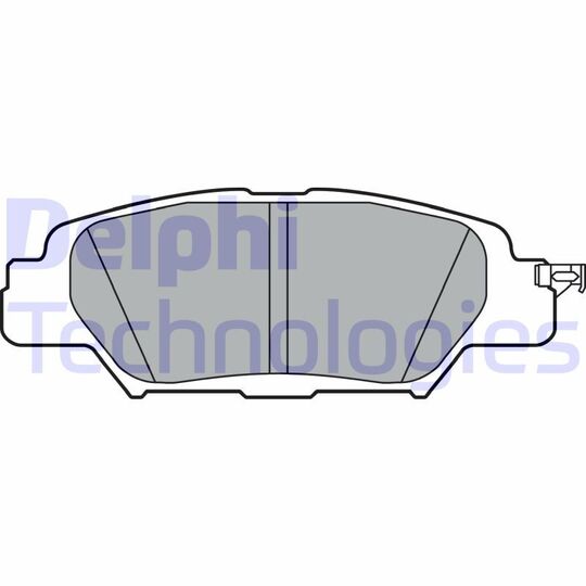 LP3394 - Brake Pad Set, disc brake 