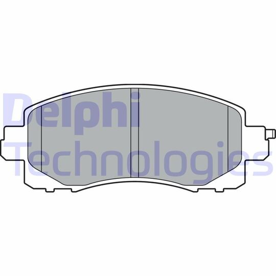 LP3411 - Brake Pad Set, disc brake 