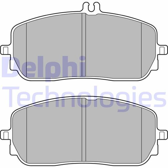 LP3437 - Brake Pad Set, disc brake 