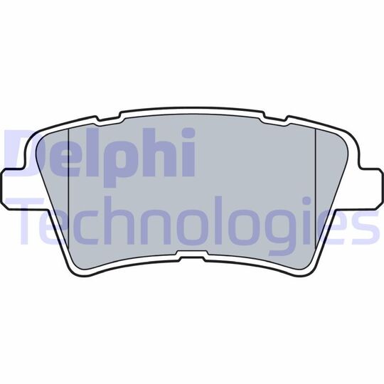 LP3537 - Brake Pad Set, disc brake 