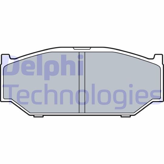 LP3544 - Brake Pad Set, disc brake 