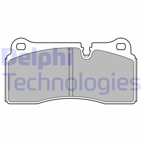 LP3595 - Brake Pad Set, disc brake 