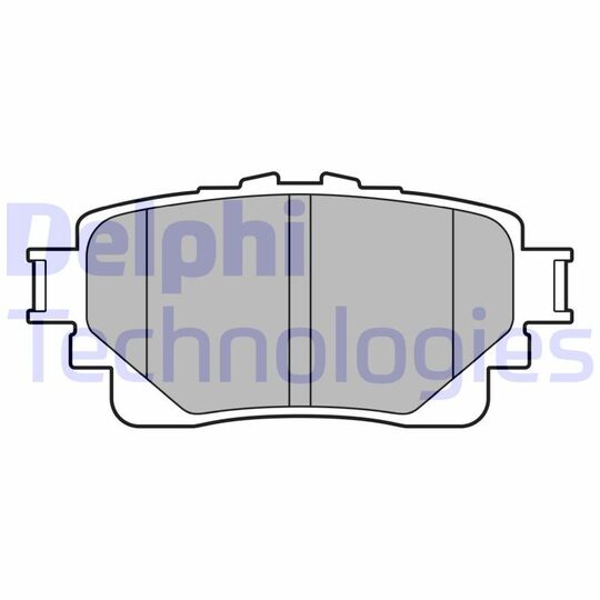 LP3599 - Brake Pad Set, disc brake 