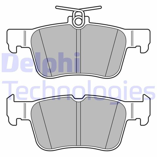 LP3590 - Brake Pad Set, disc brake 