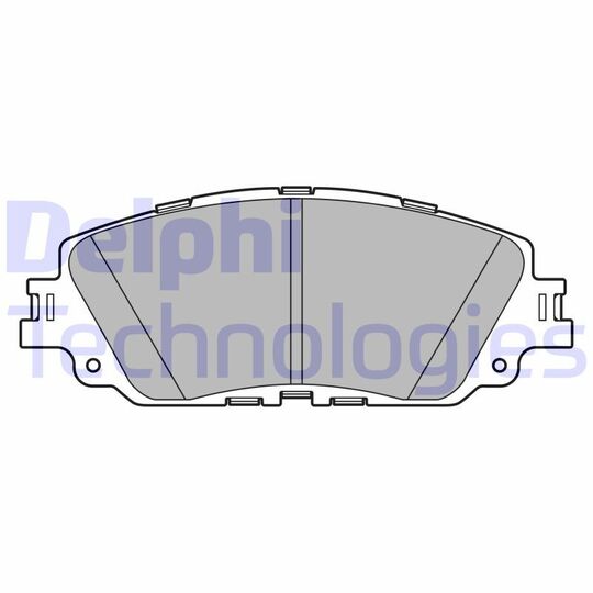 LP3596 - Brake Pad Set, disc brake 