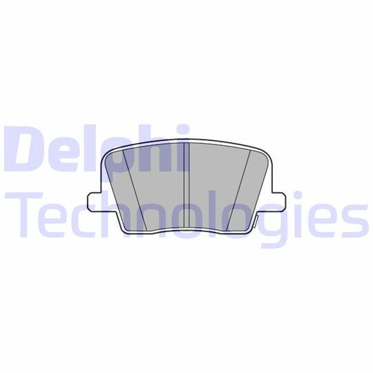 LP3581 - Brake Pad Set, disc brake 