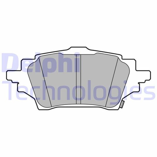 LP3608 - Brake Pad Set, disc brake 