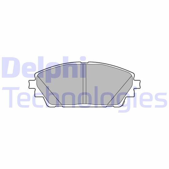 LP3632 - Brake Pad Set, disc brake 