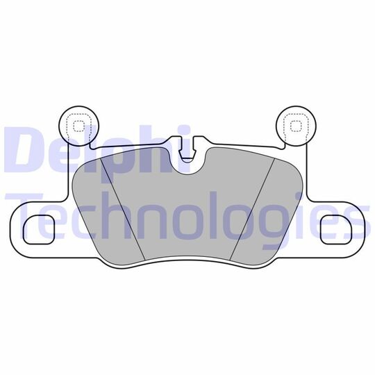 LP3614 - Brake Pad Set, disc brake 