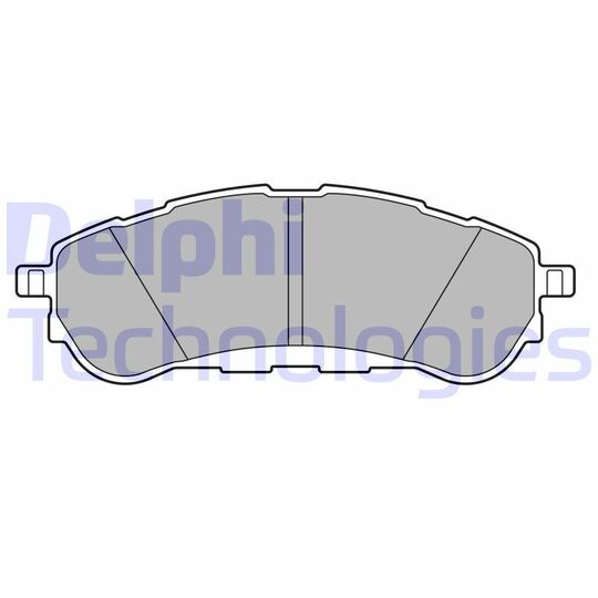 LP3707 - Brake Pad Set, disc brake 