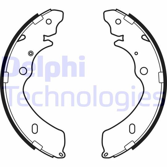 LS2147 - Brake Shoe Set 