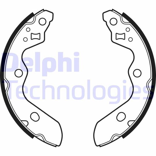 LS2156 - Brake Shoe Set 