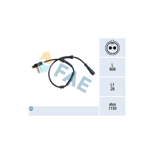 78129 - Sensor, wheel speed 