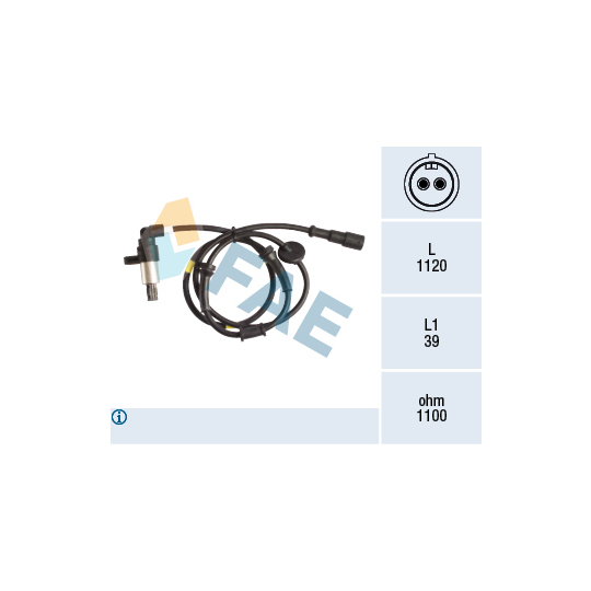 78197 - Sensor, wheel speed 