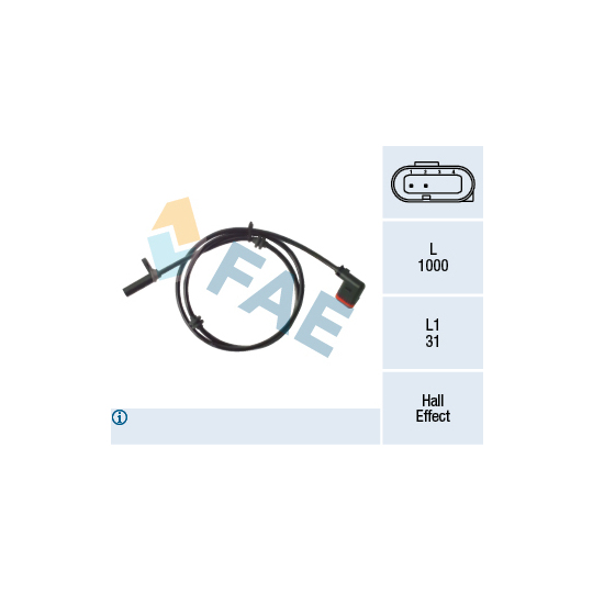 78289 - Sensor, wheel speed 