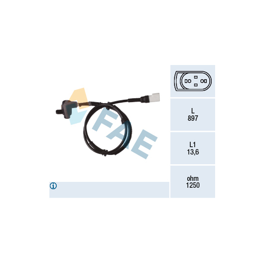 78353 - Sensor, wheel speed 